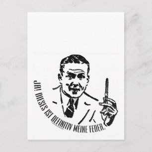 Postal Para los escritores alemanes