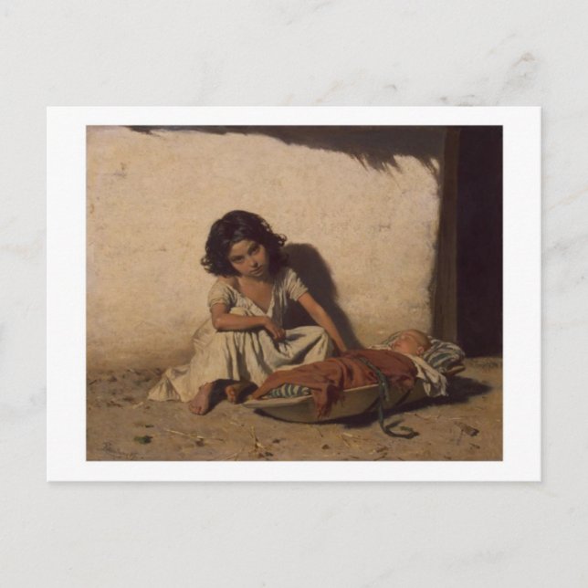 postal para niños gitanos (Anverso)