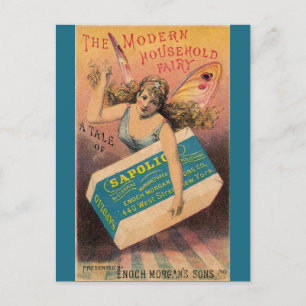 Postal para publicidad en casa de anuncios de jabó