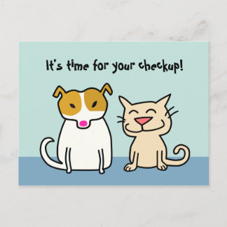 Postal para recordatorio de Veterinario