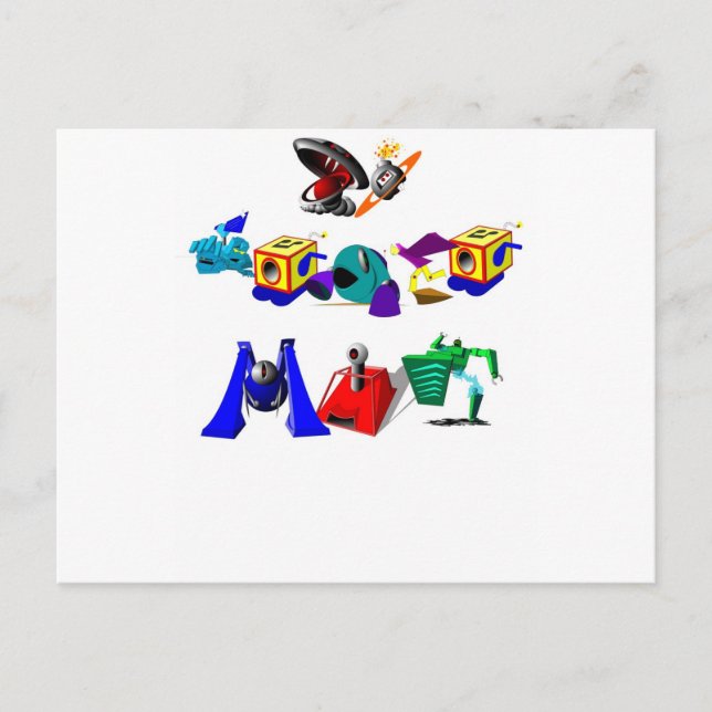 Postal Para servir al hombre (Anverso)