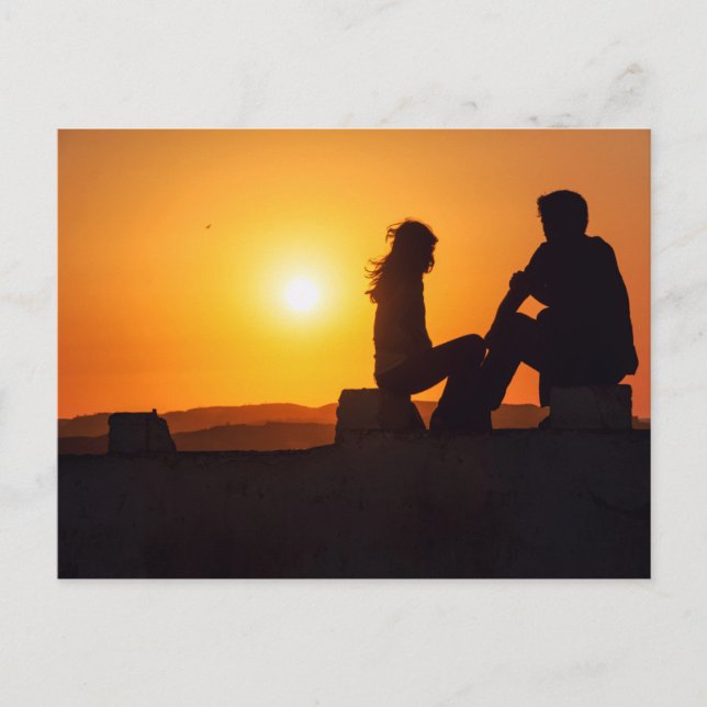 Postal Para siempre Amor Alegría Amistad para siempre Jóv (Anverso)