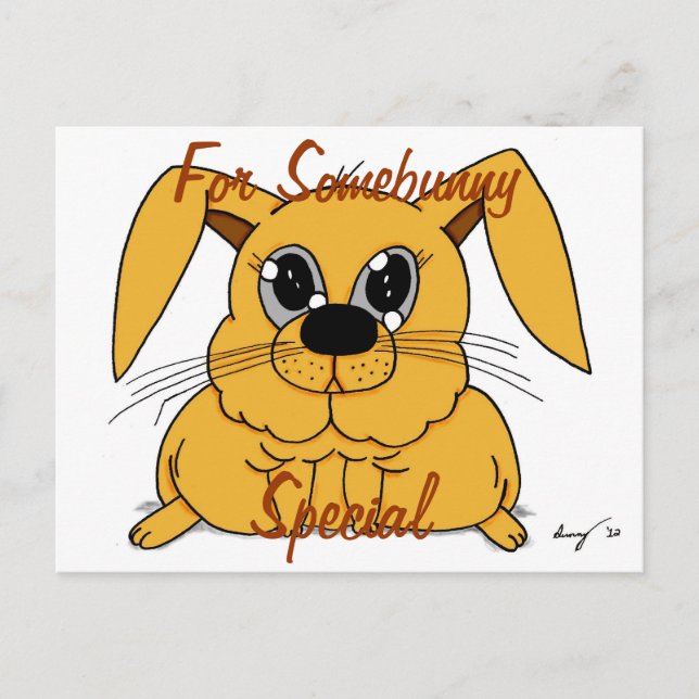 Postal "Para Somebunny Special" (Anverso)