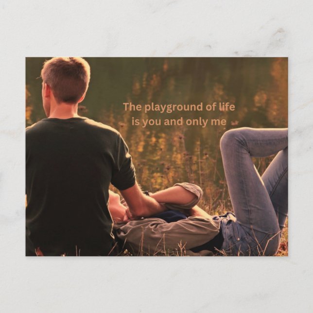 Postal para ti y sólo para mí (Anverso)