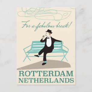 Postal ¡Para un descanso fabuloso! Róterdam, Países Bajos