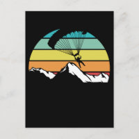 Paracaídas Retro Montaña Parapente