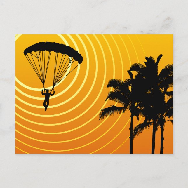 Postal paracaidismo de altura (Anverso)