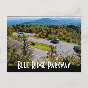 Postal paracaidismo de borde azul