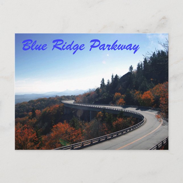 Postal paracaidismo de borde azul (Anverso)