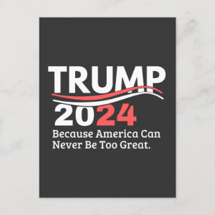 Postal parachoque de trump 2024