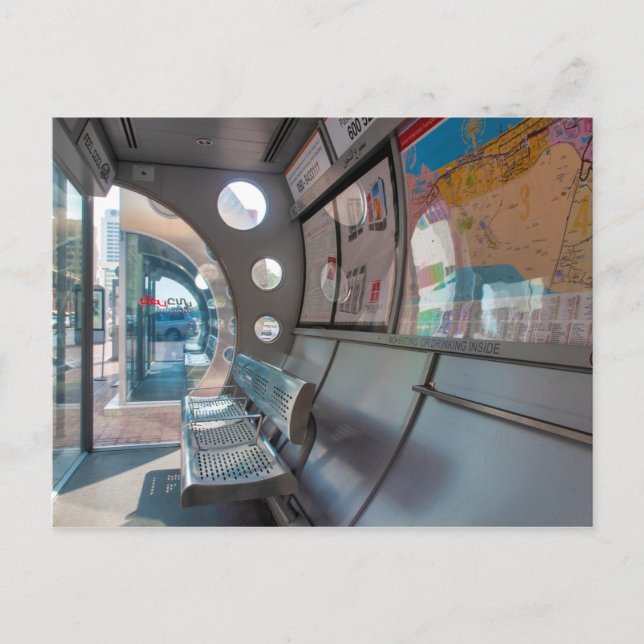 Postal Parada de autobús de Dubai (Anverso)