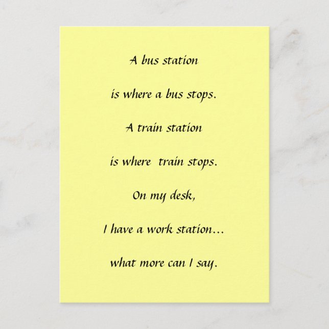 Postal Paradas del trabajo (Anverso)