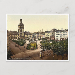 Postal Parade Place y Kaufhaus, Karlsruhe, Baden, Germa