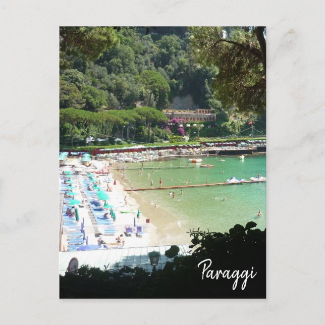 Postal paraggi beach italy (Anverso)