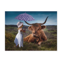 PARAGUAS CHICA YAK DIVERTIDO POSTCROSSING