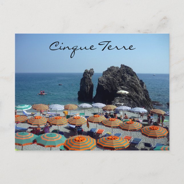 Postal paraguas monterosso (Anverso)