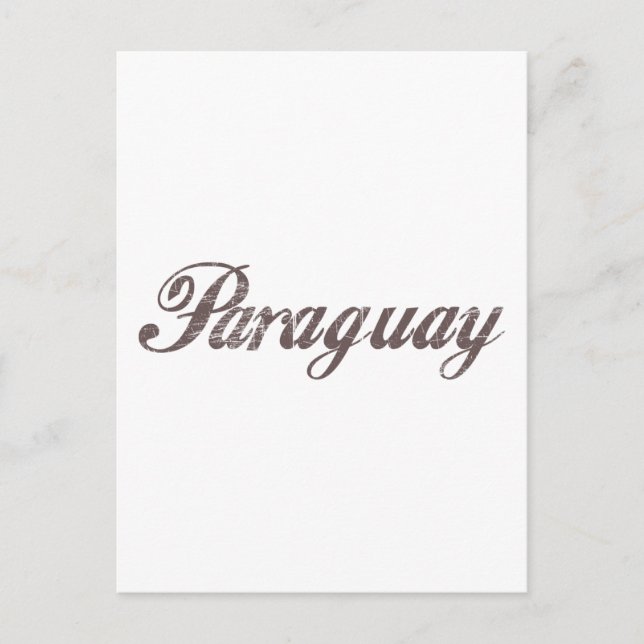 Postal Paraguay vintage (Anverso)