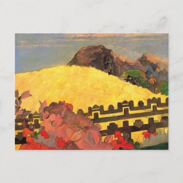 Postal 'Parahi Te Marae' - Paul Gauguin (Anverso)