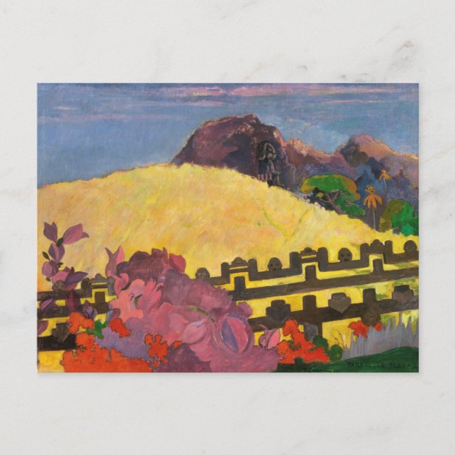 Postal Parahi Te Maras por Paul Gauguin Postcard (Anverso)