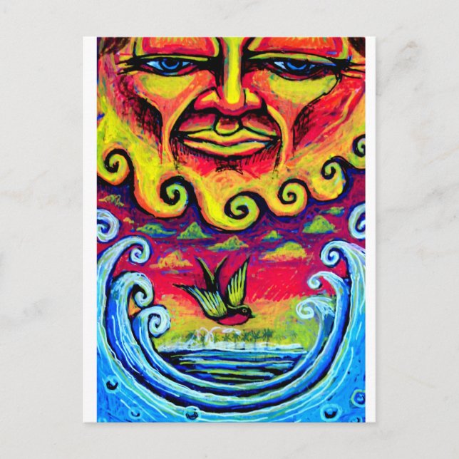 Postal paraíso (Anverso)