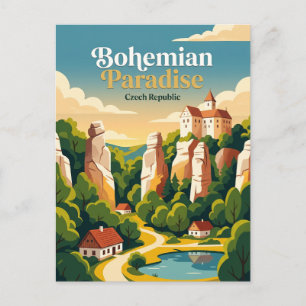 Postal Paraíso Bohemio República Checa