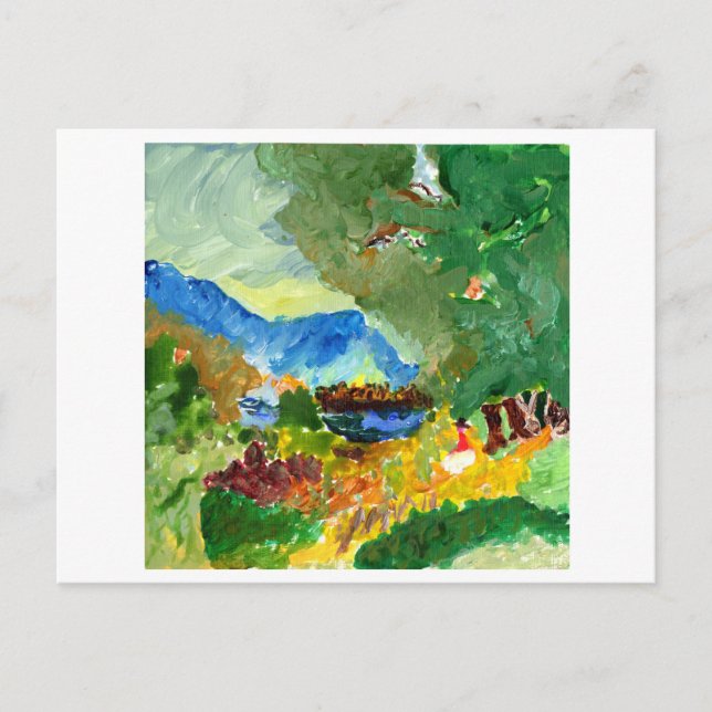 Postal Paraíso Contemplante (Anverso)