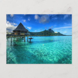 Postal Paraíso de Bora Bora, Sueños de Bungalow Sobreacuá