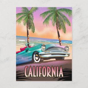 Postal Paraíso de California Atardecer