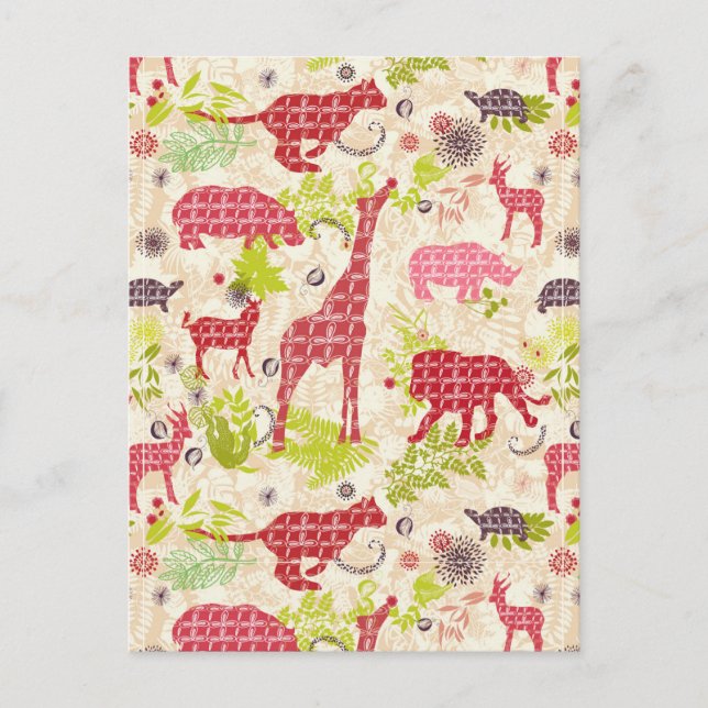 Postal Paraíso de la jungla (Anverso)