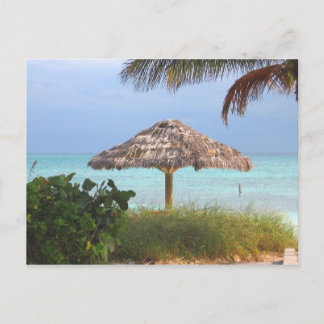 Postal Paraíso de la playa de Bahama