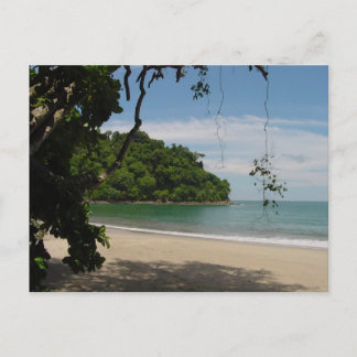Postal Paraíso de la playa de Costa Rica