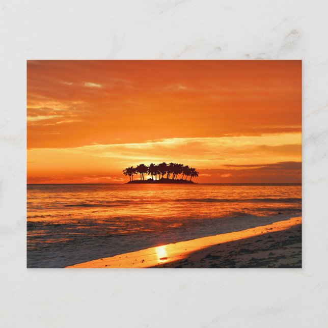 Postal Paraíso de las Islas (Anverso)