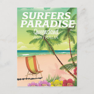 Postal Paraíso de los surfistas de Queensland Australia