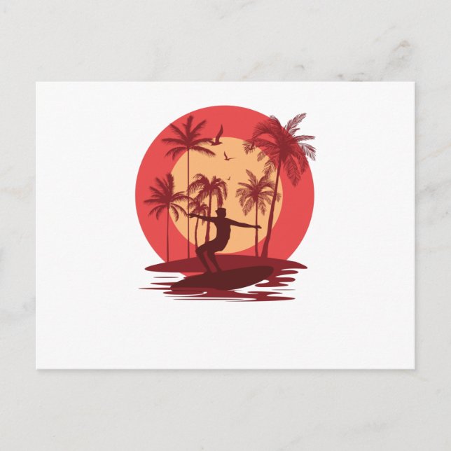 Postal Paraíso de Surfing (Anverso)