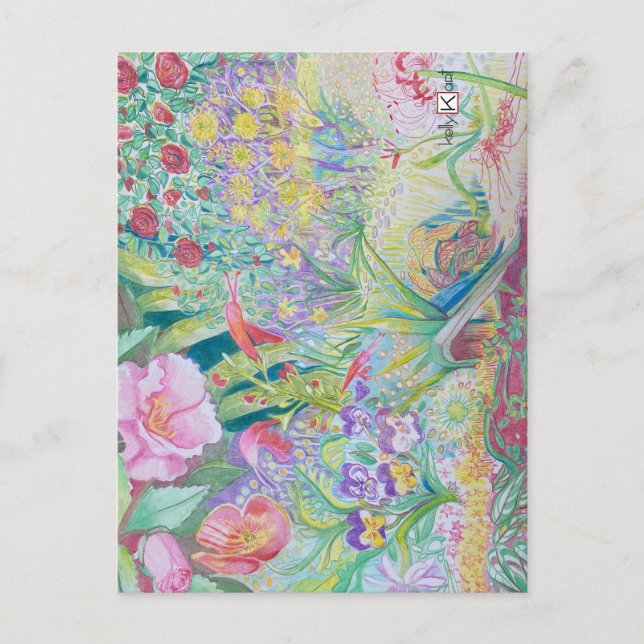 Postal Paraíso del Jardinero (Anverso)