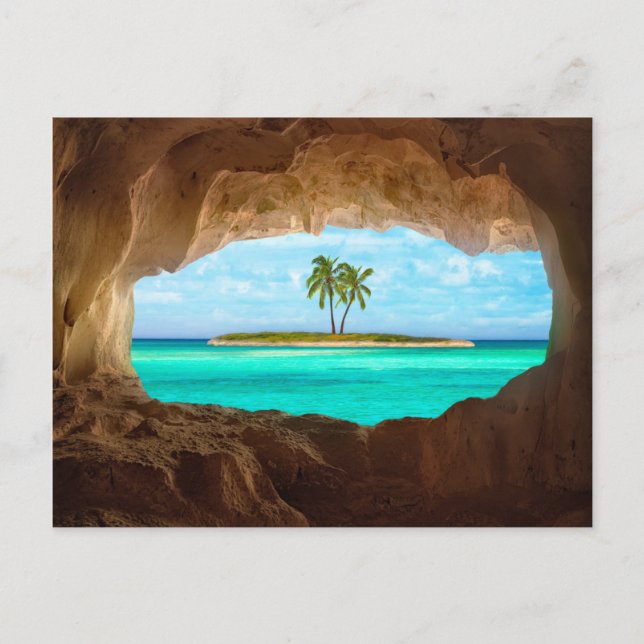 Postal Paraíso en el Caribe (Anverso)