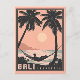 Postal Paraíso encontrado: Bali en rosa vintage
