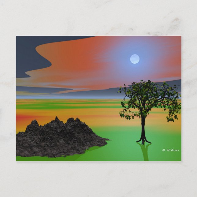 Postal Paraíso Perdido (Anverso)