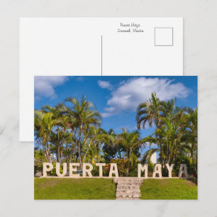 Postal Paraíso Puerta Maya