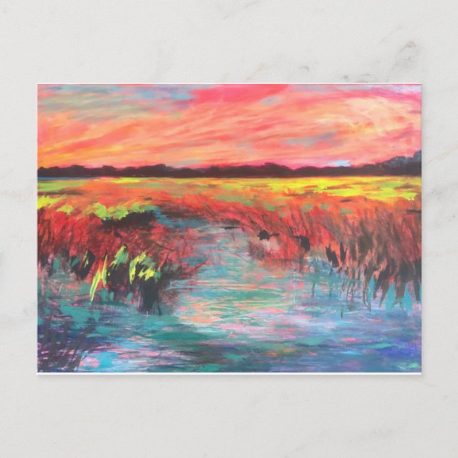 Postal Paraíso rosa (Anverso)