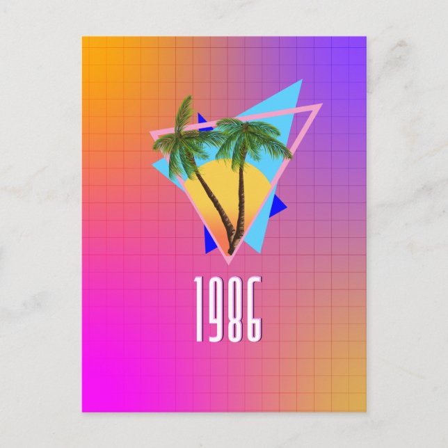 Postal paraíso tropical 1986 (Anverso)