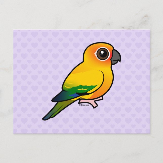 Postal Parakeet Birdorable Sun (Anverso)