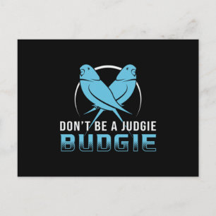 Postal Parakeet Lover Judgie Budgerigar Mascota Bird