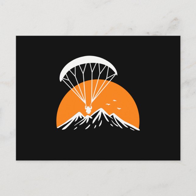 Postal Paramotor Retro Vintage (Anverso)