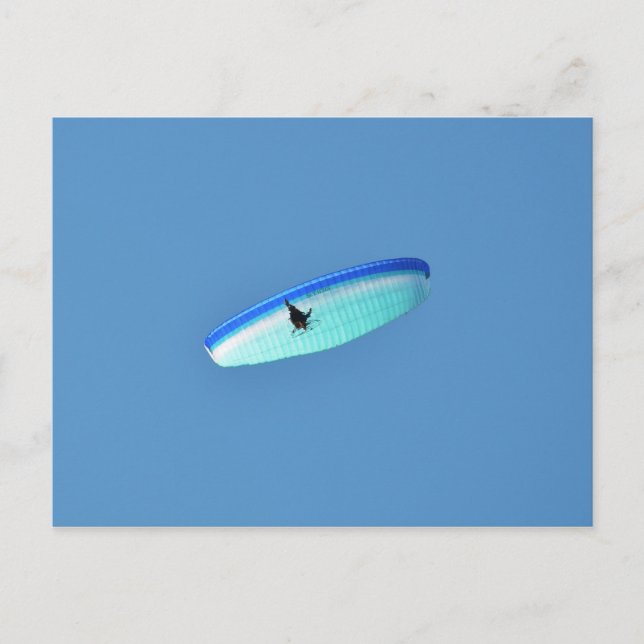 Postal Parapente alimentado (Anverso)