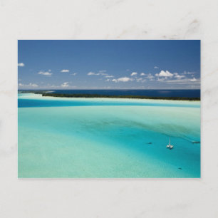 Postal Parasailing sobre la hermosa laguna de Bora 4