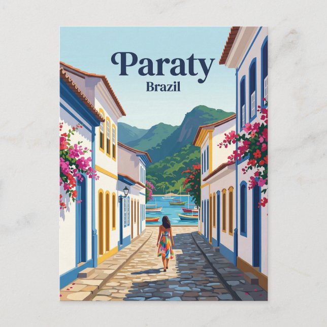 Postal Paraty Brasil (Anverso)