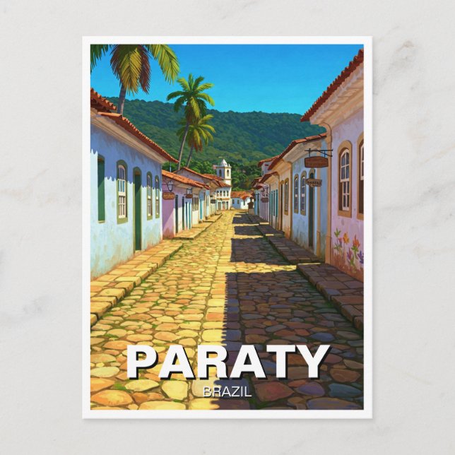 Postal Paraty Brazil Travel (Anverso)