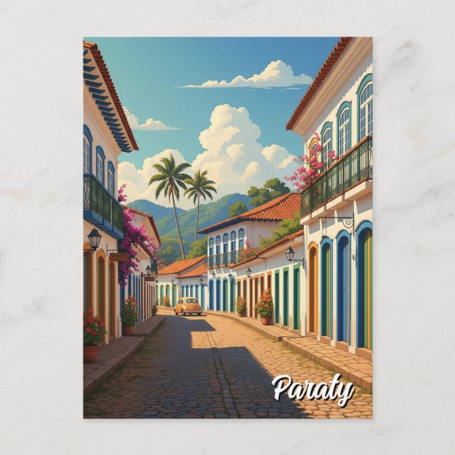 Postal Paraty Brazil Travel (Anverso)