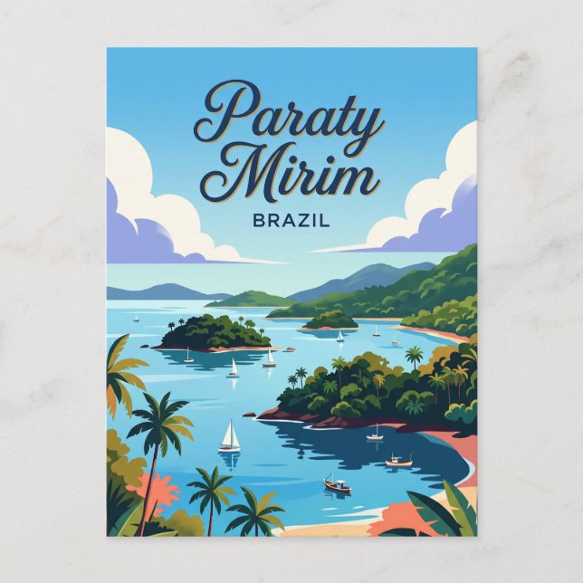 Postal Paraty Mirim Brasil (Anverso)
